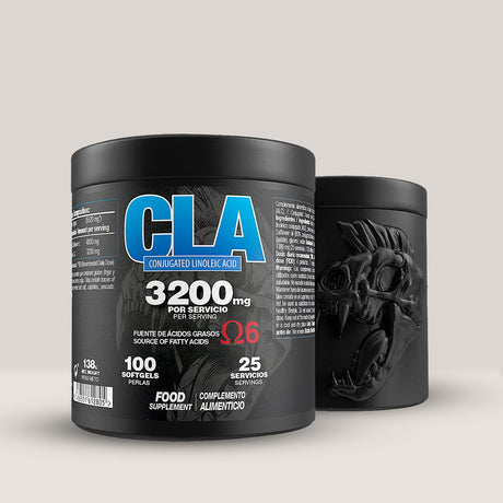 Flacon de CLA 3200mg de la Zoomad Labs, supliment cu 100 de capsule moi pentru arderea grăsimilor.