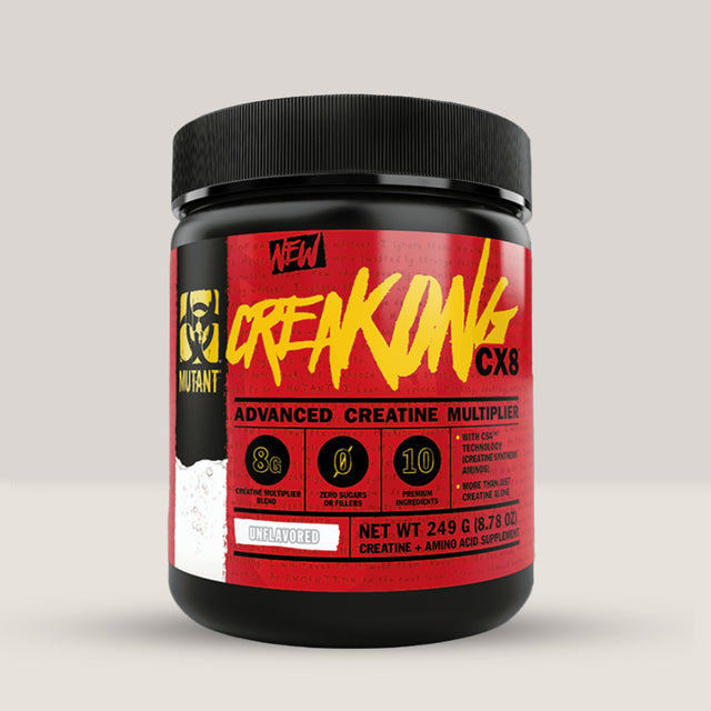 Recipient de Creakong CX8 de la Mutant, complex avansat de creatină pentru forță și masă musculară, 249g.
