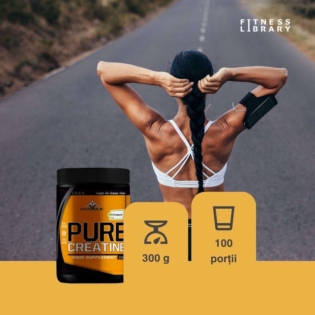 Creatină Creapure® VITABOLIC: Forță și performanță maximă.