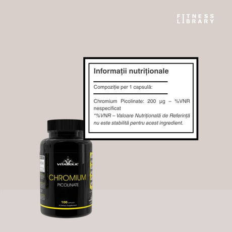 Crom Picolinat Vitabolic: Siluetă sculptată, control al poftelor.