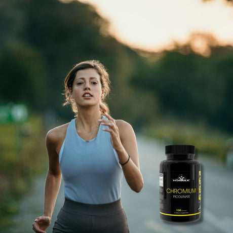 Energie și vitalitate cu Crom Picolinat Vitabolic. Echilibrează-ți corpul și mintea.