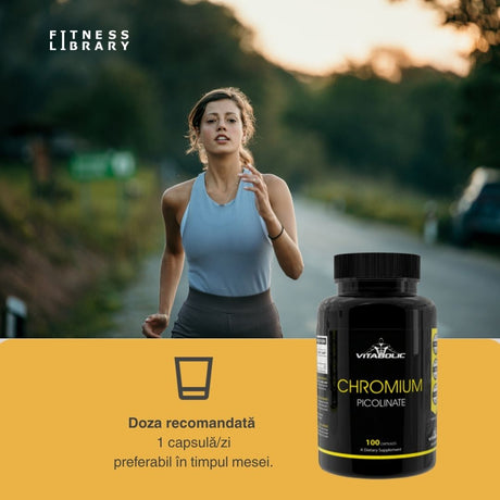 Echilibru corp-minte cu VITABOLIC Crom Picolinat.