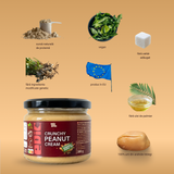 Crunchy Peanut Cream 300g – Unt de arahide 100% natural (textură crocantă & fără zahăr adăugat) | EPIC BITES