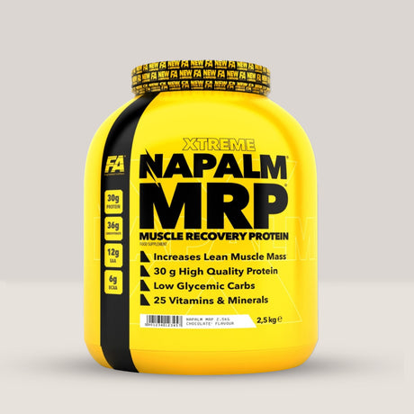Imagine cu Fitness Authority Napalm MRP, pudră pentru recuperare musculară, 2500g, 25 de serviri.