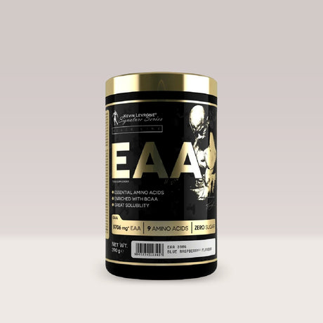 Recipient de aminoacizi esențiali Kevin Levrone Anabolic EAA, un supliment pentru recuperare.