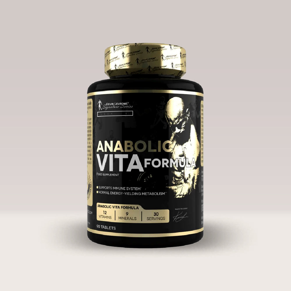 Recipient de aminoacizi esențiali Kevin Levrone Anabolic LEAA9, un supliment EAA.