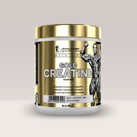 Recipient de creatină monohidrată pură Kevin Levrone Gold Creatine, un supliment pentru forță.