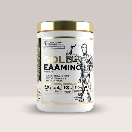 Recipient de aminoacizi esențiali Kevin Levrone Gold EAAMINO, un supliment pentru recuperare.