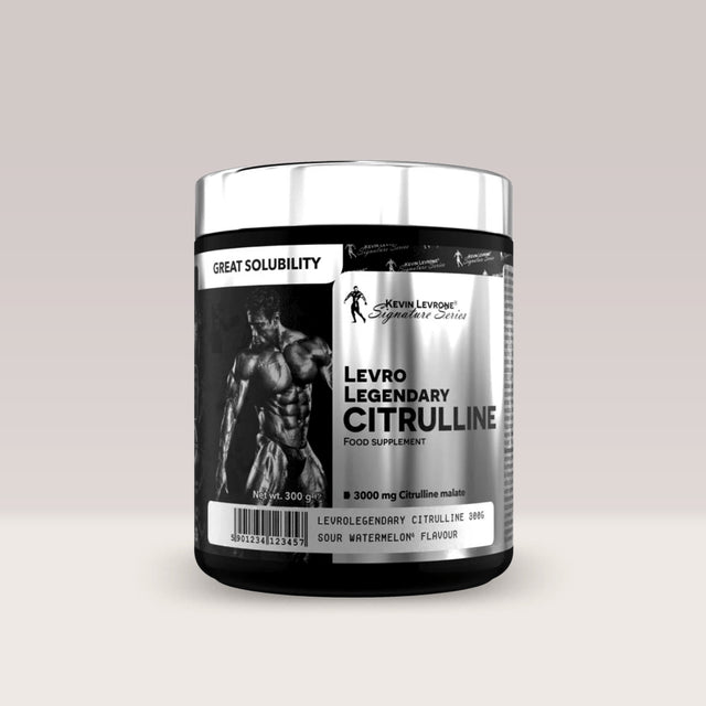 Recipient de citrulină malat Kevin Levrone Legendary Citrulline, un pre-workout fără cofeină.