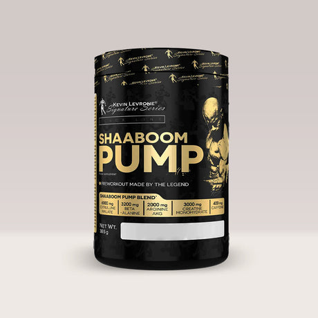 Energie amplificată, focus maxim, pompă musculară legendară. Shaaboom Pump de la Kevin Levrone.