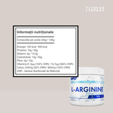 L-Arginină SFD cu Taurină și Vitamina C: Pompare musculară intensă, energie explozivă, performanță maximă.