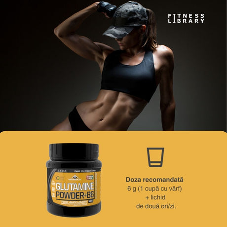 L-Glutamină Kyowa® + B6: Refacere completă, performanță maximă.