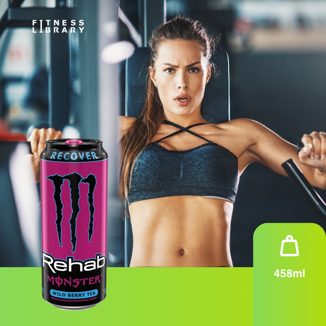 Monster Recover Wild Berry (458ml) – Băutură non-carbogazoasă pentru recuperare (rehidratare & energie) – 1 porție | MONSTER ENERGY