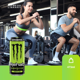 Monster Rehab Green Tea (473ml) – Băutură revitalizantă necarbonatată (hidratare avansată & refacere energetică) – 1 porție | MONSTER ENERGY
