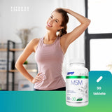 Mișcare fluidă și confort zilnic cu MSM Metilsulfonilmetan de la SFD Nutrition.  Investește în bunăstarea ta!