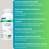 Articulații flexibile cu MSM de la SFD Nutrition. Mișcare liberă, fără limite!