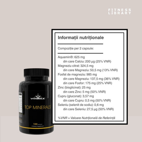 Oase puternice, imunitate de fier, vitalitate maximă cu VITABOLIC Top Minerals.