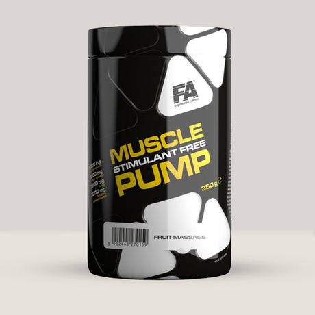 Cutie de Muscle Pump Stimulant-Free de la Fitness Authority, supliment pre-workout fără cafeină pentru pompare, 350g.