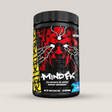 Cutie de MUTANT® MIND FK™️ (480g, 20 de serviri), un pre-workout nootropic cu focus pe energie mentală și concentrare cu aromă de mure.