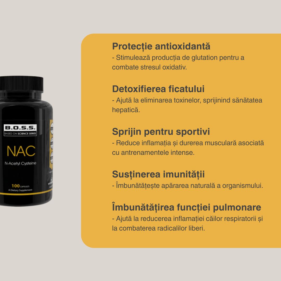 NAC Vitabolic: Regenerare celulară pentru o stare de bine profundă.