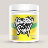 Imagine cu suplimentul pre-workout Naughty Boy Energy Pre Workout, 390g, 30 de serviri. Pineapple crush aroma. 