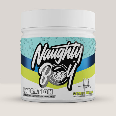 Imagine cu suplimentul Naughty Boy Hydration Complex, 210g, 30 de serviri. Citrus dream aroma.