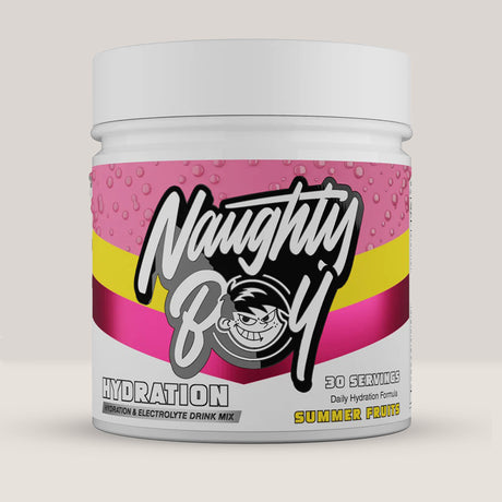 Imagine cu suplimentul Naughty Boy Hydration Complex, 210g, 30 de serviri. Summer fruits aroma.