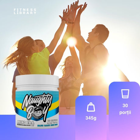 Energie și vitalitate maximă cu aminoacizii Naughty Boy Summer Vibes. Atinge-ți potențialul!