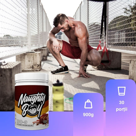 Proteină zer pură Iso-9. Siluetă definită, energie maximă, recuperare rapidă.