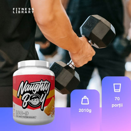 Siluetă ideală cu Iso-9 Whey Isolate. Performanță și recuperare rapidă. Transformă-te!