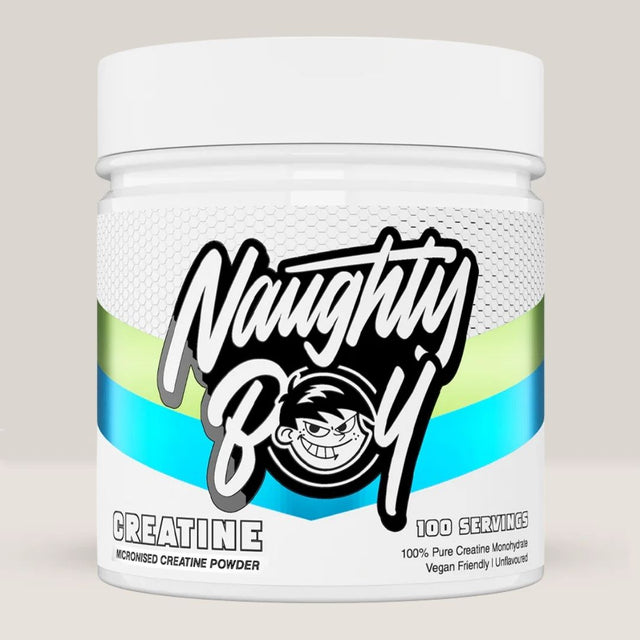 Creatină Monohidrată Micronizată NAUGHTY BOY: Performanță de vârf și regenerare accelerată. Depășește-ți limitele!