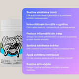 Omega 3 Naughty Boy: Minte ascuțită, inimă puternică, viață vibrantă.