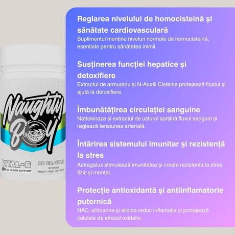 Vital-6: Sănătate vibrantă, viață la maximum.