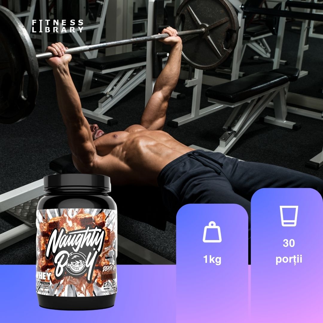 Proteină Whey 100% Grass-Fed Naughty Boy®: energie, vitalitate și recuperare rapidă pentru performanță maximă.