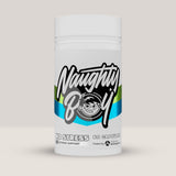 Flacon de No Stress de la NaughtyBoy, supliment anti-stres cu Ashwagandha KSM-66, pentru controlul cortizolului, 60 capsule.