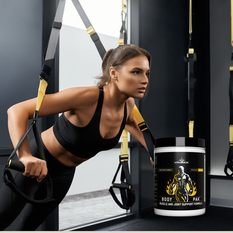 Articulații puternice, mușchi rezistenți cu Body PAK de la Vitabolic.  Deblochează-ți potențialul!