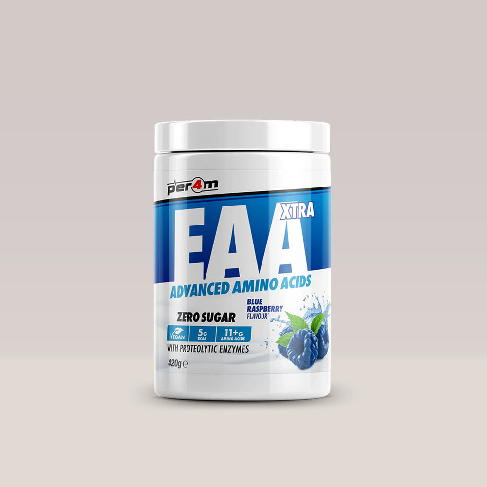 EAA Xtra Blue Raspberry (11g Amino+, 5g BCAA, Vegan) - 420g