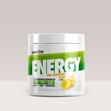 Recipient de pre-workout complex PER4M ENERGY & SPEED, un supliment pentru energie. Ananas.