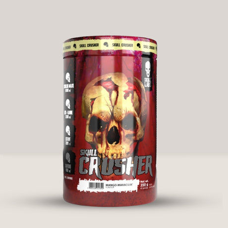 Recipient de pre-workout Skull Labs Skull Crusher, un supliment pentru energie și focus.