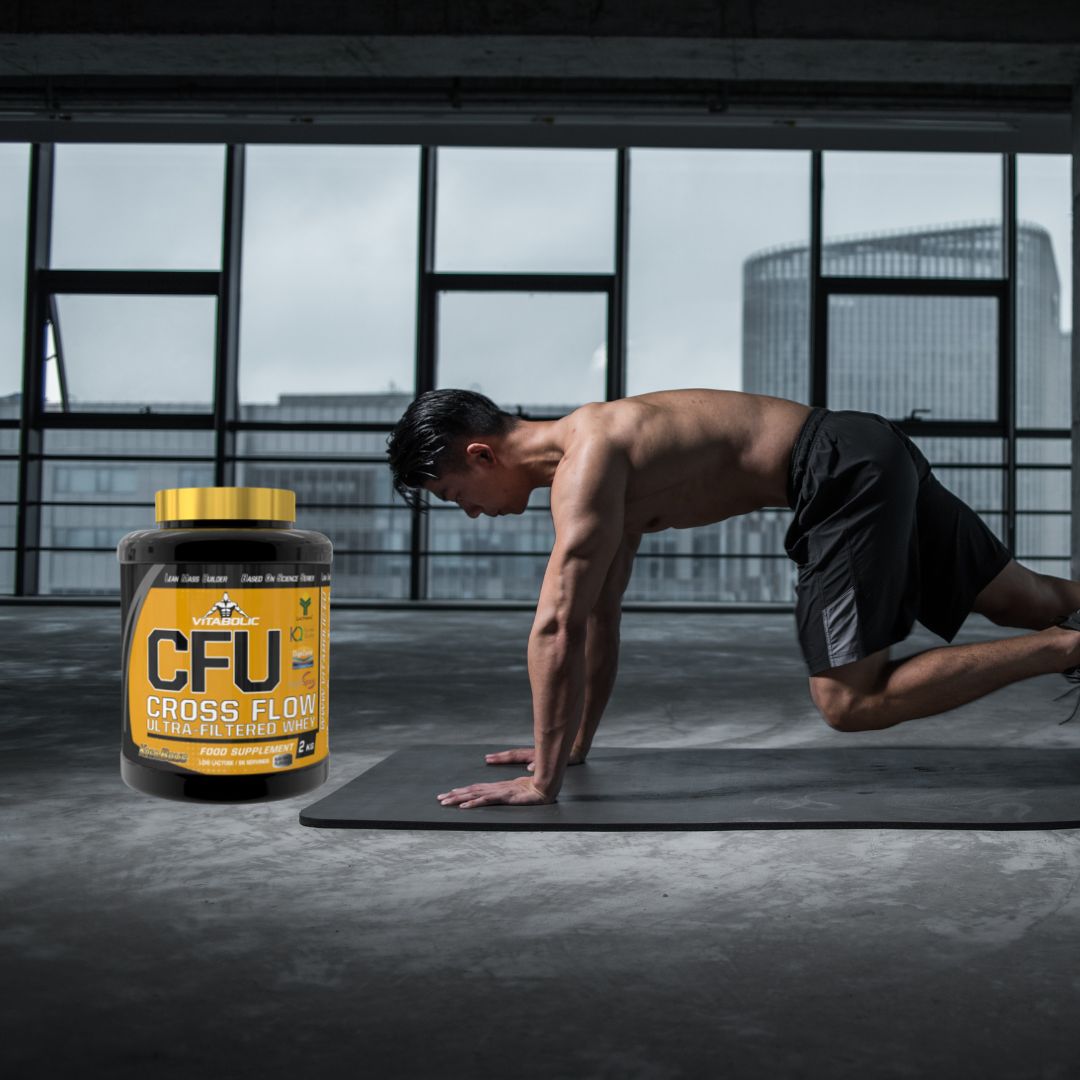CFU Whey (creștere musculară, recuperare rapidă) – 2000g / 66 porții | VITABOLIC