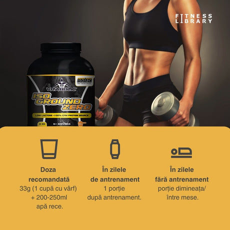 Recuperare musculară rapidă cu ISO Ground Zero CFM. Proteină ultra-pură din lapte de vaci hrănite cu iarbă. Performanță de neegalat.