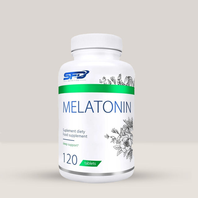 Imagine cu suplimentul alimentar Melatonin de la SFD, 120 de tablete.