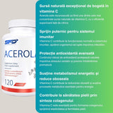 Acerola SFD Nutrition: Vitamina C naturală pentru imunitate puternică și vitalitate radiantă.