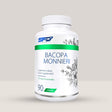 Imagine cu o cutie de SFD Bacopa Monnieri 125mg (90 tablete) de la SFD Nutrition, un supliment cu extract de Bacopa Monnieri pentru memorie și concentrare.