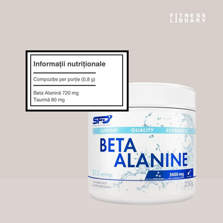 Performanță maximă cu Beta Alanină și Taurină de la SFD Nutrition. Rezistență musculară de neegalat pentru antrenamente transcendente.