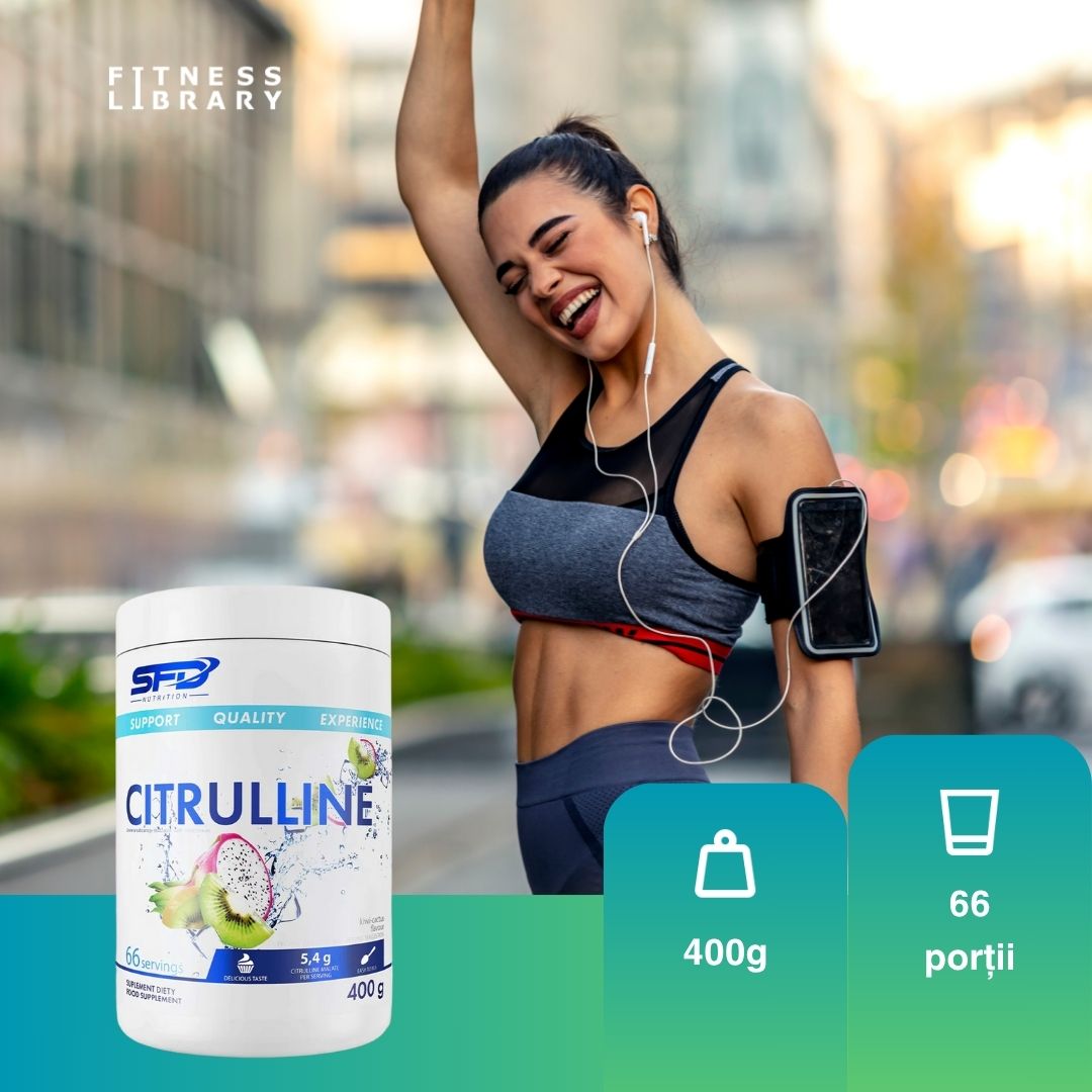 Performanță maximă, recuperare rapidă cu Citrulina Malat SFD. Experimentează diferența!