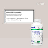 Rhodiola Rosea: Minte limpede, energie vibrantă, reziliență de neclintit. Performanță optimă, zi de zi.