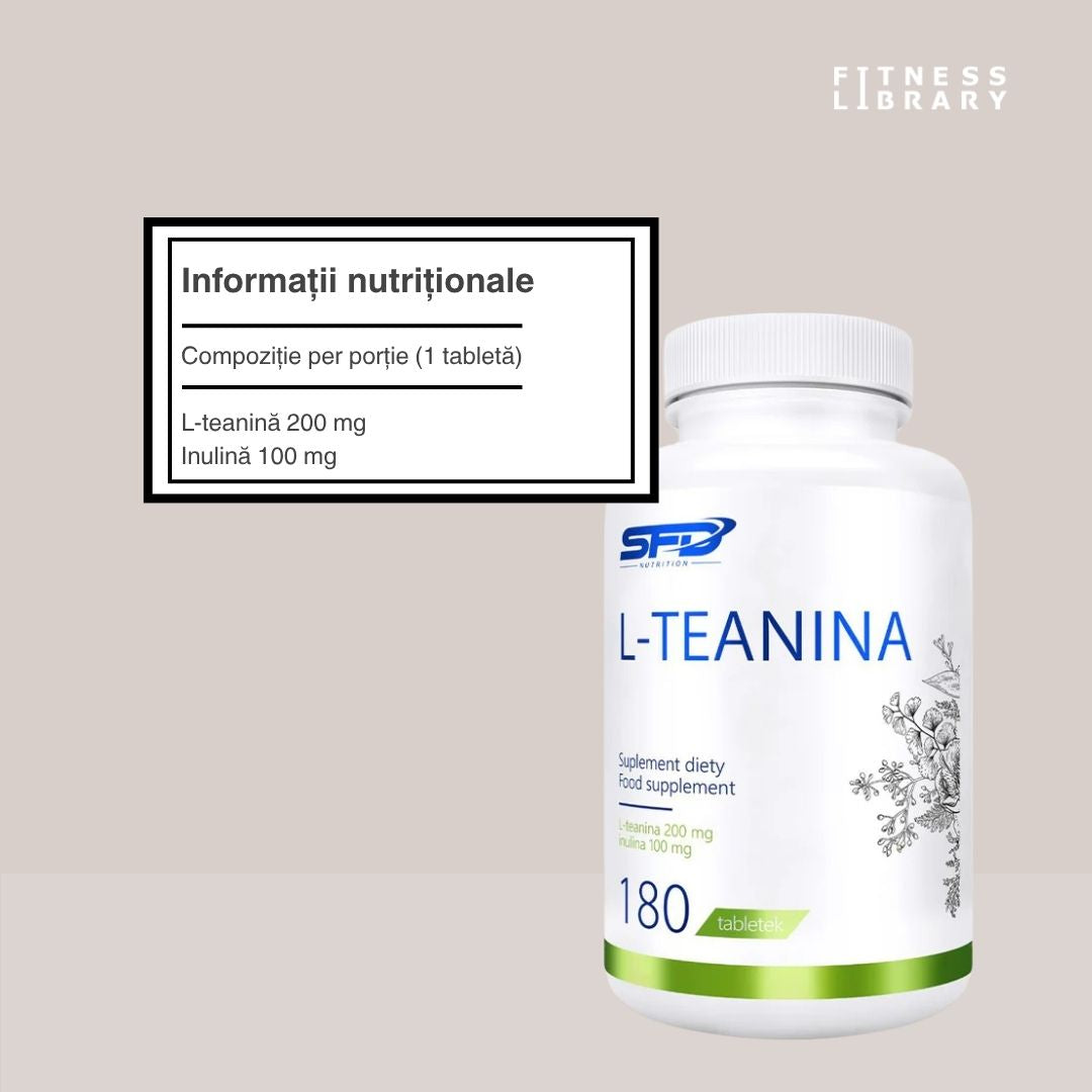 Claritate și calm cu L-Teanină și Inulină. Relaxare și concentrare pentru o minte ageră.