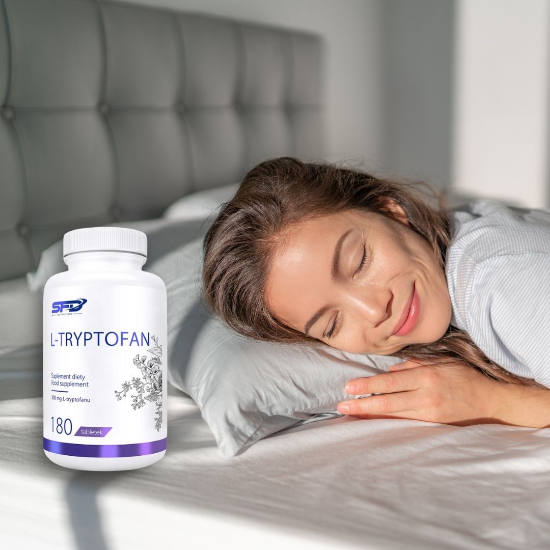 Somn profund și regenerator cu L-Triptofan SFD Nutrition. Energie și echilibru în fiecare zi.