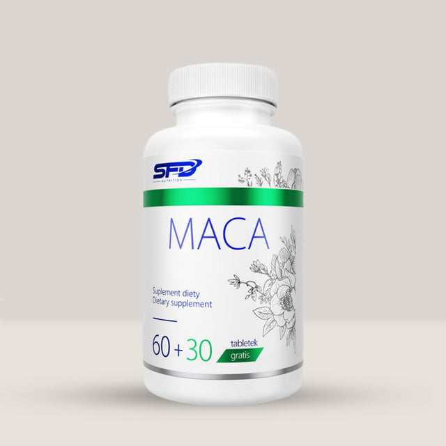 Imagine cu suplimentul alimentar Maca de la SFD NUTRITION, 90 de tablete.